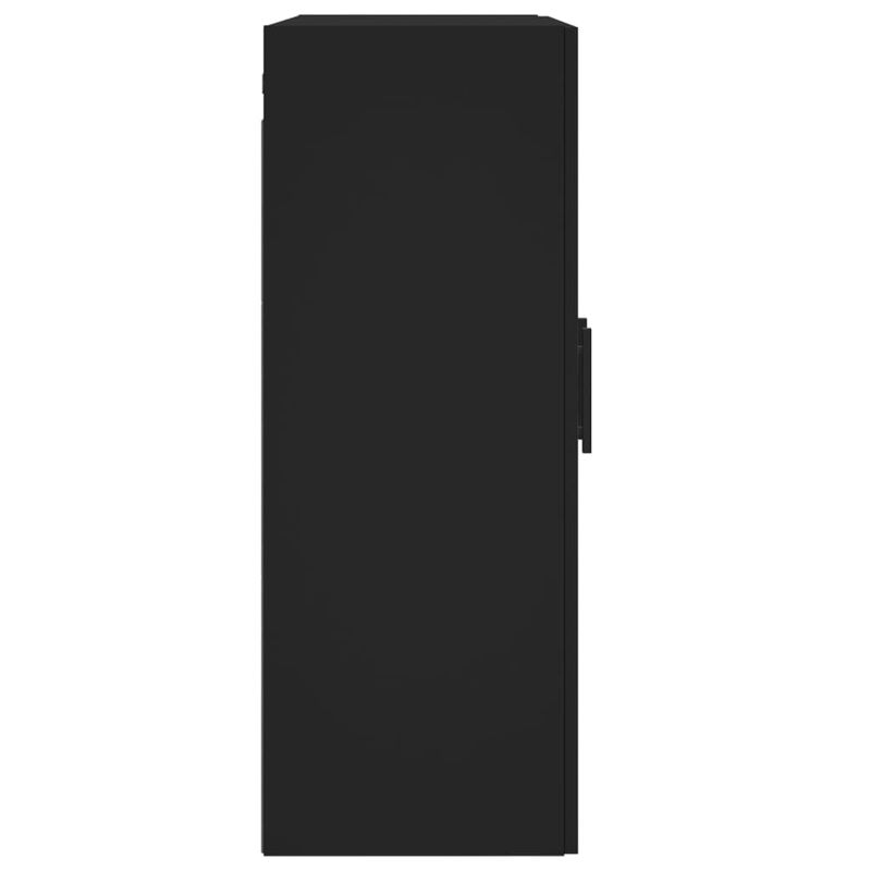 Casa si Gradina - Mobilier - Comode si corpuri - Comode - Dulapuri montate pe perete, 2 buc, negru, lemn prelucrat - Infinity.ro