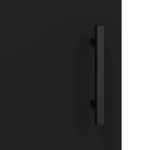 Casa si Gradina - Mobilier - Comode si corpuri - Comode - Dulapuri montate pe perete, 2 buc, negru, lemn prelucrat - Infinity.ro