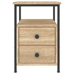 Casa si Gradina - Mobilier - Comode si corpuri - Noptiere - Noptiere, 2 buc., stejar sonoma, 34x35,5x50 cm, lemn compozit - Infinity.ro