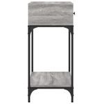 Casa si Gradina - Mobilier - Comode si corpuri - Console - Masa consola, gri sonoma, 75x34,5x75 cm, lemn prelucrat - Infinity.ro