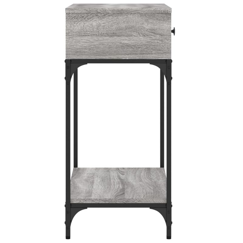 Casa si Gradina - Mobilier - Comode si corpuri - Console - Masa consola, gri sonoma, 75x34,5x75 cm, lemn prelucrat - Infinity.ro
