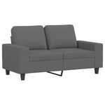 Casa si Gradina - Mobilier - Seturi de mobilier - Seturi living - Set de canapele, 2 piese, gri inchis, material textil - Infinity.ro