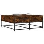 Casa si Gradina - Mobilier - Mese si birouri - Masute de cafea - Masuta de cafea, stejar fumuriu, 100x99x40 cm, lemn prelucrat - Infinity.ro