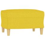 Casa si Gradina - Mobilier - Seturi de mobilier - Seturi living - Set de canapele cu perne, 3 piese, galben deschis, textil - Infinity.ro