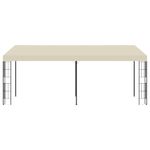 Casa si Gradina - Gradina si terasa - Umbrele si pavilioane - Pavilioane - Pavilion de perete, crem, 3 x 6 m, material textil - Infinity.ro