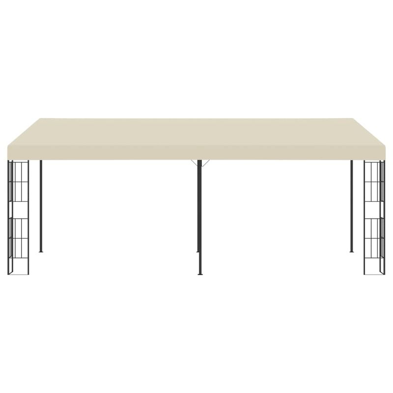 Casa si Gradina - Gradina si terasa - Umbrele si pavilioane - Pavilioane - Pavilion de perete, crem, 3 x 6 m, material textil - Infinity.ro
