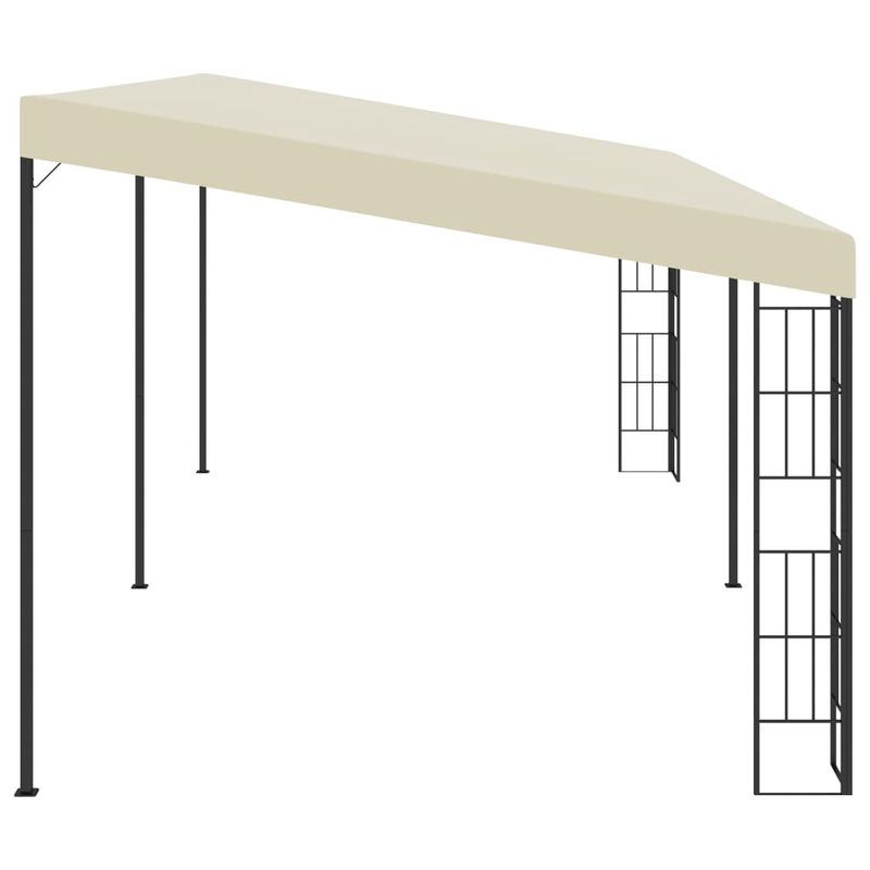 Casa si Gradina - Gradina si terasa - Umbrele si pavilioane - Pavilioane - Pavilion de perete, crem, 3 x 6 m, material textil - Infinity.ro