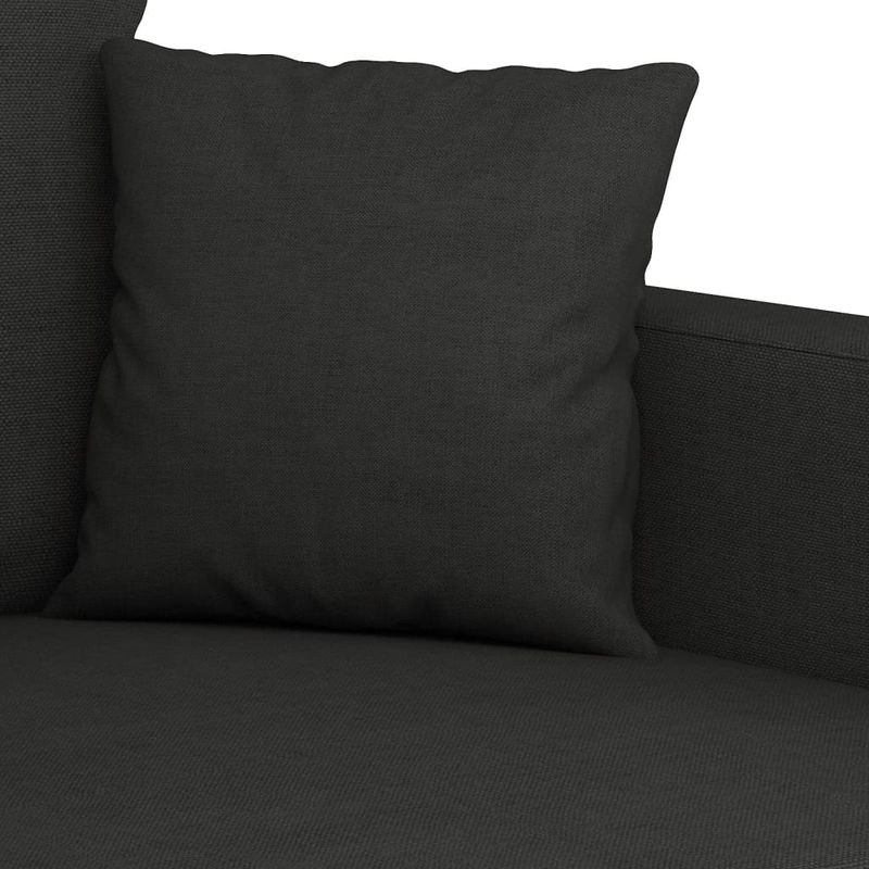 Casa si Gradina - Mobilier - Canapele si coltare - Canapele - Canapea cu 3 locuri, negru, 180 cm, material textil - Infinity.ro