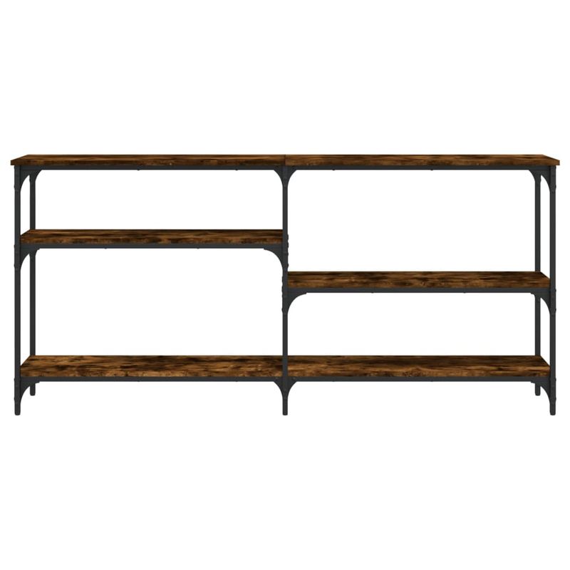 Casa si Gradina - Mobilier - Comode si corpuri - Console - Masuta consola, stejar fumuriu, 160x29x75 cm, lemn prelucrat - Infinity.ro