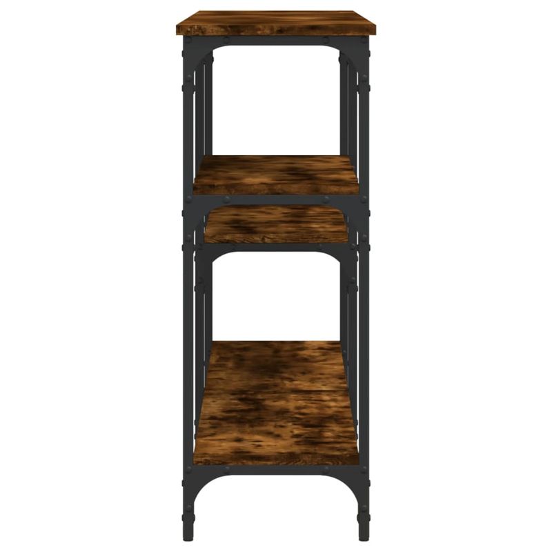 Casa si Gradina - Mobilier - Comode si corpuri - Console - Masuta consola, stejar fumuriu, 160x29x75 cm, lemn prelucrat - Infinity.ro