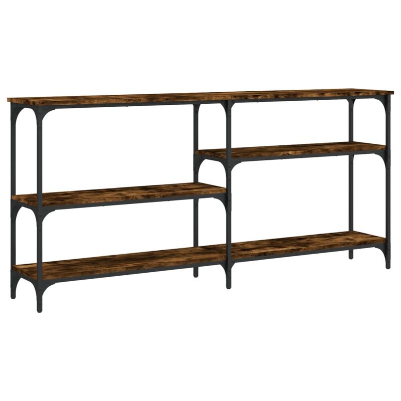 Casa si Gradina - Mobilier - Comode si corpuri - Console - Masuta consola, stejar fumuriu, 160x29x75 cm, lemn prelucrat - Infinity.ro