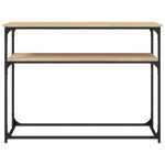 Casa si Gradina - Mobilier - Comode si corpuri - Console - Masuta consola, stejar sonoma, 100x35,5x75 cm, lemn prelucrat - Infinity.ro