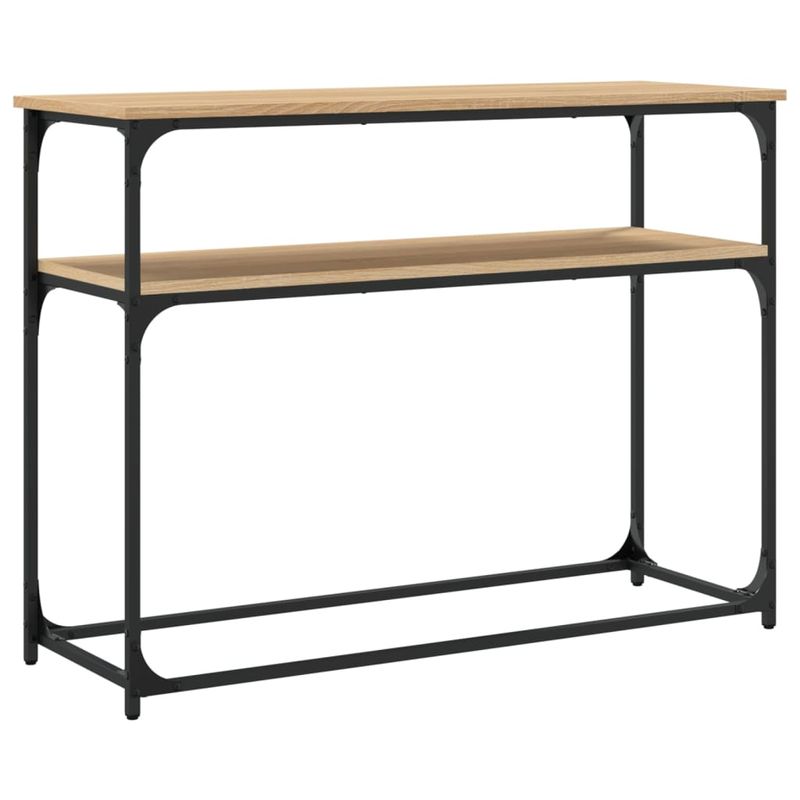 Casa si Gradina - Mobilier - Comode si corpuri - Console - Masuta consola, stejar sonoma, 100x35,5x75 cm, lemn prelucrat - Infinity.ro