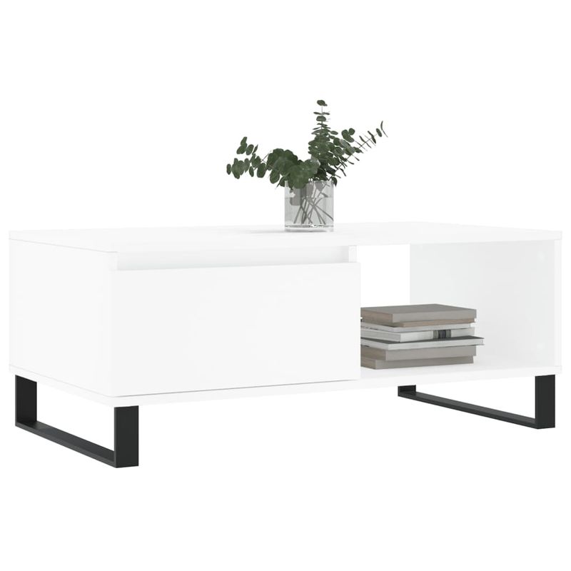 Casa si Gradina - Mobilier - Mese si birouri - Masute de cafea - Masuta de cafea, alb, 90x50x36,5 cm, lemn prelucrat - Infinity.ro