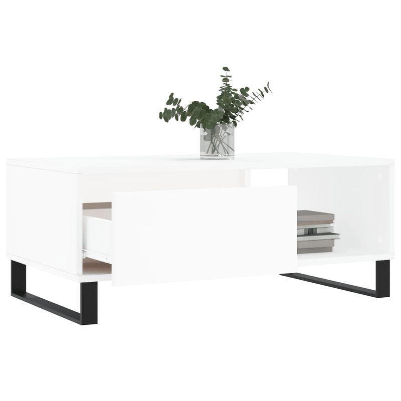 Casa si Gradina - Mobilier - Mese si birouri - Masute de cafea - Masuta de cafea, alb, 90x50x36,5 cm, lemn prelucrat - Infinity.ro