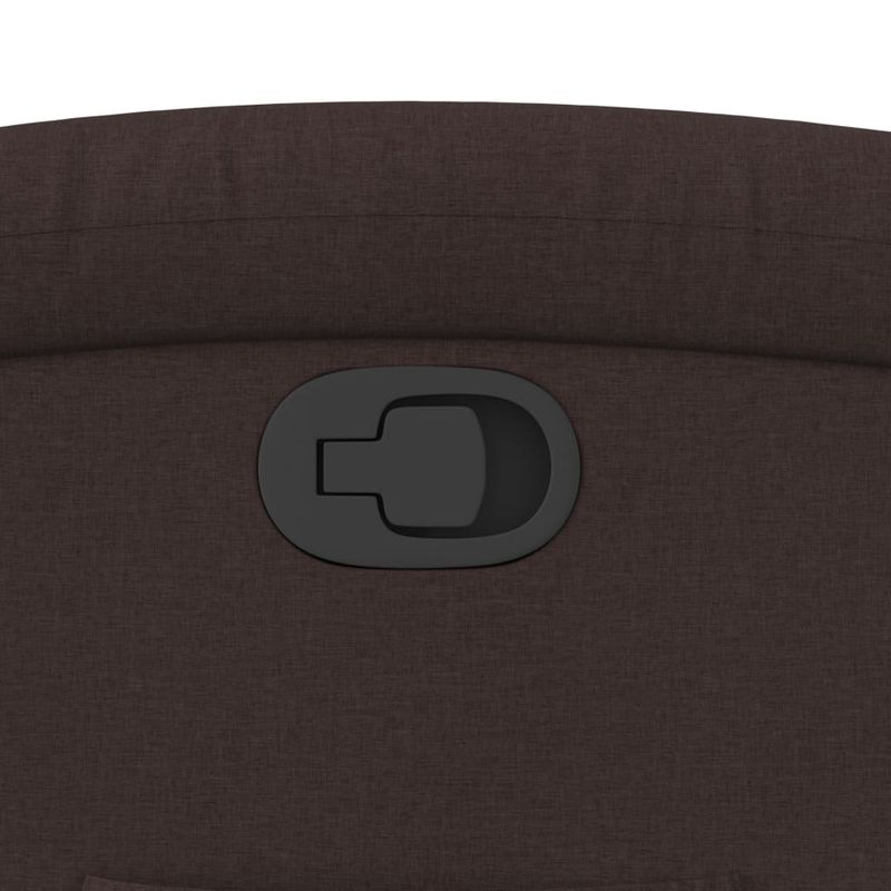 Casa si Gradina - Mobilier - Scaune si fotolii - Fotolii - Fotoliu rabatabil, maro inchis, material textil - Infinity.ro