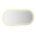 Casa si Gradina - Decoratiuni - Oglinzi - Oglinda de baie cu LED, 100x45 cm, ovala - Infinity.ro