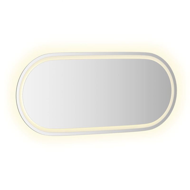 Casa si Gradina - Decoratiuni - Oglinzi - Oglinda de baie cu LED, 100x45 cm, ovala - Infinity.ro