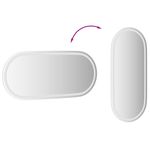 Casa si Gradina - Decoratiuni - Oglinzi - Oglinda de baie cu LED, 100x45 cm, ovala - Infinity.ro