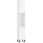 Casa si Gradina - Mobilier - Seturi de mobilier - Seturi baie - Set mobilier de baie, 3 piese, alb extralucios, lemn compozit - Infinity.ro