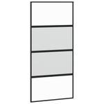 Casa si Gradina - Constructii - Usi interior, exterior si garaj - Usi interior - Usa glisanta, negru, 102,5x205 cm, sticla securizata/aluminiu - Infinity.ro