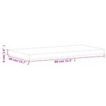 Casa si Gradina - Mobilier - Mobilier baie - Blaturi baie - Blat de baie, 80x40x4 cm, lemn masiv de fag - Infinity.ro