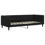 Casa si Gradina - Mobilier - Paturi si accesorii - Paturi - Pat de zi, negru, 90x190 cm, catifea - Infinity.ro