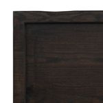 Casa si Gradina - Mobilier - Mobilier baie - Blaturi baie - Blat de baie, maro inchis, 120x50x(2-4) cm, lemn masiv tratat - Infinity.ro