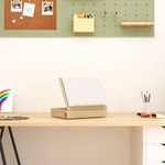 Casa si Gradina - Decoratiuni - DIY - Sevalete - Sevalet de masa cu sertar, 33,5x25,5x7 cm, lemn masiv de pin - Infinity.ro