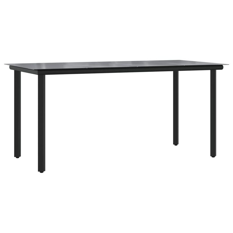 Casa si Gradina - Gradina si terasa - Mobilier exterior - Seturi mobila gradina - Set mobilier de gradina, 7 piese, negru, poliratan - Infinity.ro