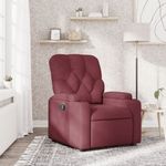 Casa si Gradina - Mobilier - Scaune si fotolii - Fotolii - Fotoliu rabatabil, rosu vin, material textil - Infinity.ro