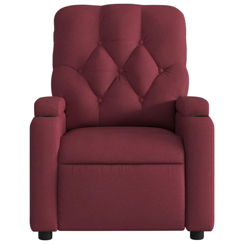 Casa si Gradina - Mobilier - Scaune si fotolii - Fotolii - Fotoliu rabatabil, rosu vin, material textil - Infinity.ro