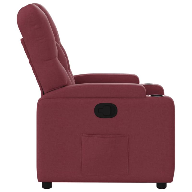 Casa si Gradina - Mobilier - Scaune si fotolii - Fotolii - Fotoliu rabatabil, rosu vin, material textil - Infinity.ro