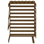 Casa si Gradina - Mobilier - Organizare si depozitare - Cosuri de gunoi - Extensie depozitare pubela de gunoi, maro miere, lemn masiv pin - Infinity.ro