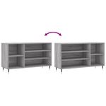Casa si Gradina - Mobilier - Organizare si depozitare - Organizator incaltaminte - Pantofar, gri sonoma, 102x36x60 cm, lemn prelucrat - Infinity.ro