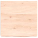 Casa si Gradina - Mobilier - Mobilier baie - Blaturi baie - Blat de baie, 40x40x(2-6) cm, lemn masiv netratat - Infinity.ro
