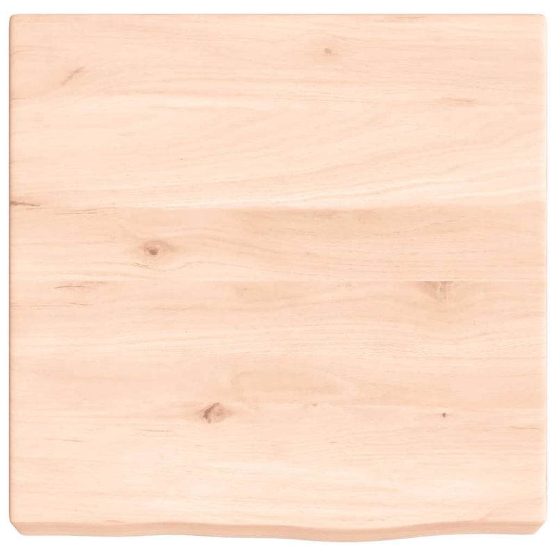 Casa si Gradina - Mobilier - Mobilier baie - Blaturi baie - Blat de baie, 40x40x(2-6) cm, lemn masiv netratat - Infinity.ro