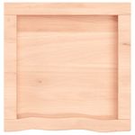 Casa si Gradina - Mobilier - Mobilier baie - Blaturi baie - Blat de baie, 40x40x(2-6) cm, lemn masiv netratat - Infinity.ro