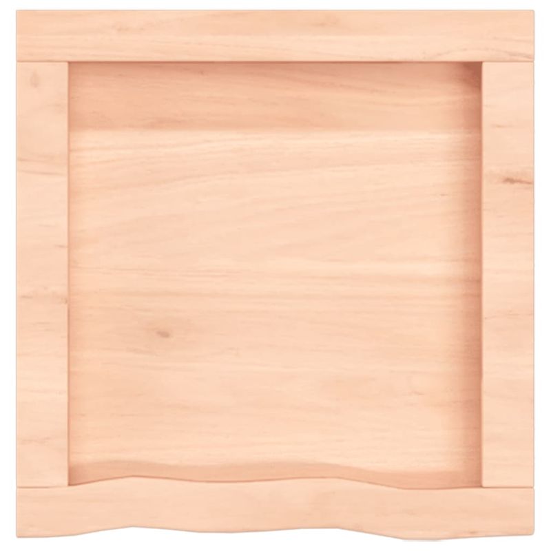 Casa si Gradina - Mobilier - Mobilier baie - Blaturi baie - Blat de baie, 40x40x(2-6) cm, lemn masiv netratat - Infinity.ro