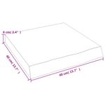 Casa si Gradina - Mobilier - Mobilier baie - Blaturi baie - Blat de baie, 40x40x(2-6) cm, lemn masiv netratat - Infinity.ro
