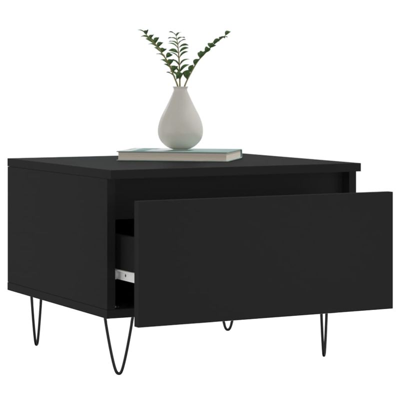 Casa si Gradina - Mobilier - Mese si birouri - Masute de cafea - Masute de cafea, 2 buc., negru, 50x46x35 cm, lemn prelucrat - Infinity.ro