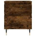Casa si Gradina - Mobilier - Comode si corpuri - Noptiere - Noptiera, stejar fumuriu, 40x35x50 cm, lemn compozit - Infinity.ro
