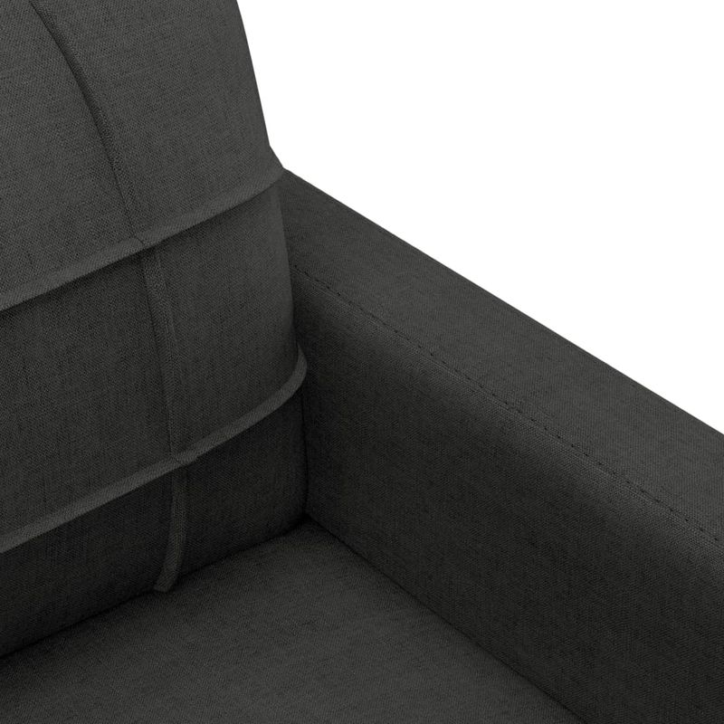 Casa si Gradina - Mobilier - Canapele si coltare - Canapele - Canapea cu 3 locuri, negru, 180 cm, material textil - Infinity.ro