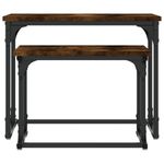 Casa si Gradina - Mobilier - Mese si birouri - Masute de cafea - Mese suprapuse de cafea, 2 buc, stejar afumat, lemn prelucrat - Infinity.ro
