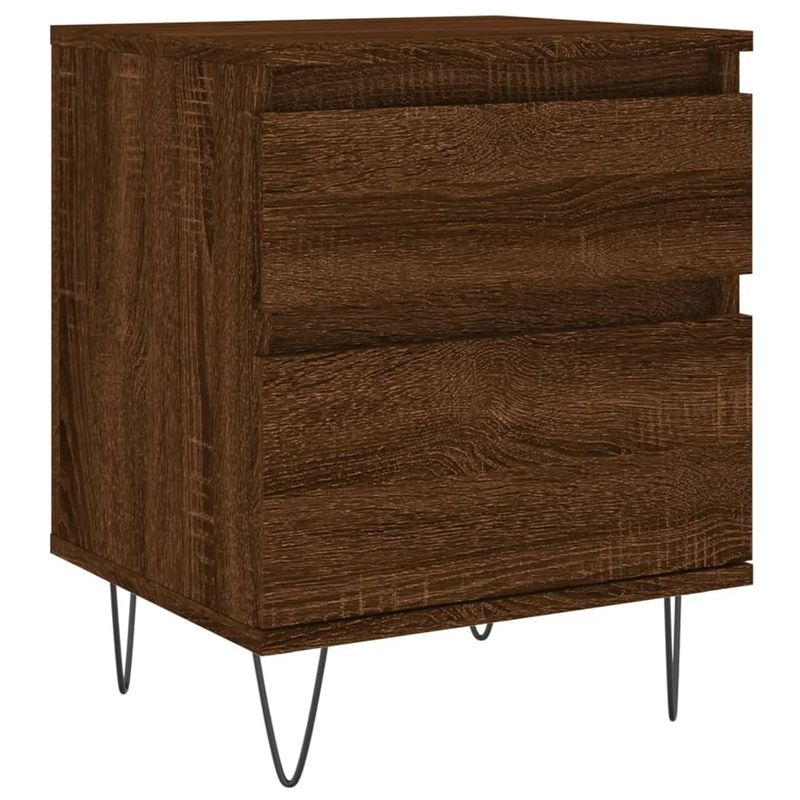 Casa si Gradina - Mobilier - Comode si corpuri - Noptiere - Noptiere, 2 buc., stejar maro, 40x35x50 cm, lemn compozit - Infinity.ro
