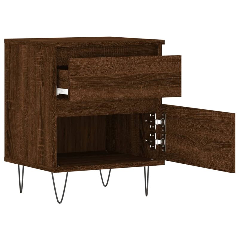 Casa si Gradina - Mobilier - Comode si corpuri - Noptiere - Noptiere, 2 buc., stejar maro, 40x35x50 cm, lemn compozit - Infinity.ro