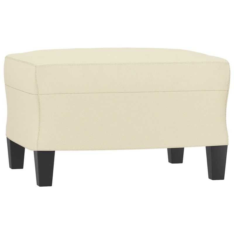 Casa si Gradina - Mobilier - Seturi de mobilier - Seturi living - Set de canapele cu perne, 4 piese, crem, piele ecologica - Infinity.ro
