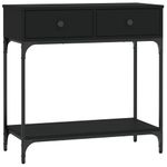 Casa si Gradina - Mobilier - Comode si corpuri - Console - Masa consola, negru, 75x34,5x75 cm, lemn prelucrat - Infinity.ro