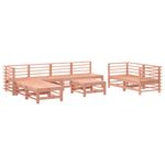 Casa si Gradina - Gradina si terasa - Mobilier exterior - Seturi mobila gradina - Set mobilier de gradina, 9 piese, lemn masiv douglas - Infinity.ro