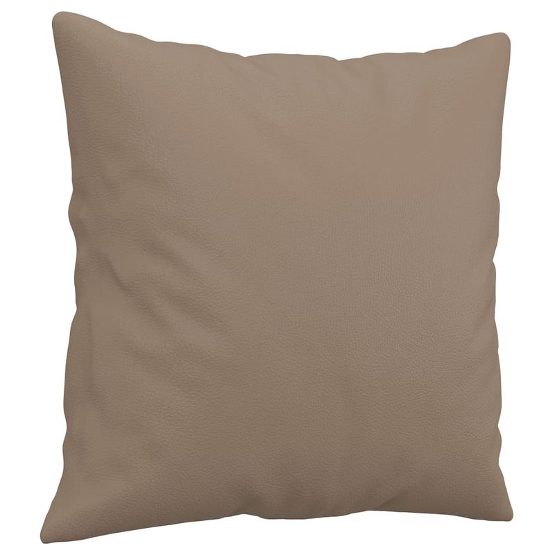 Casa si Gradina - Mobilier - Canapele si coltare - Canapele - Canapea cu 2 locuri cu pernute, cappuccino, 120 cm, piele eco. - Infinity.ro